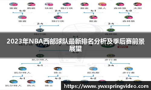 2023年NBA西部球队最新排名分析及季后赛前景展望